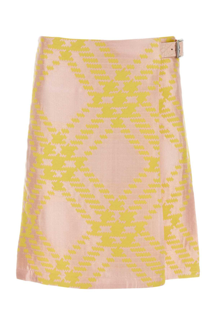 Light Pink Checked Pleated Kilt 1