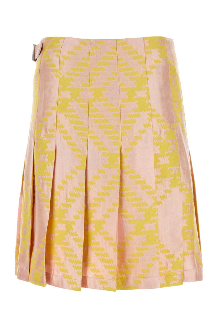 Light Pink Checked Pleated Kilt 2