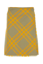 Multicolor Check-pattern Frayed Kilt 1