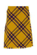 Multicolor Check-pattern Frayed Kilt 1