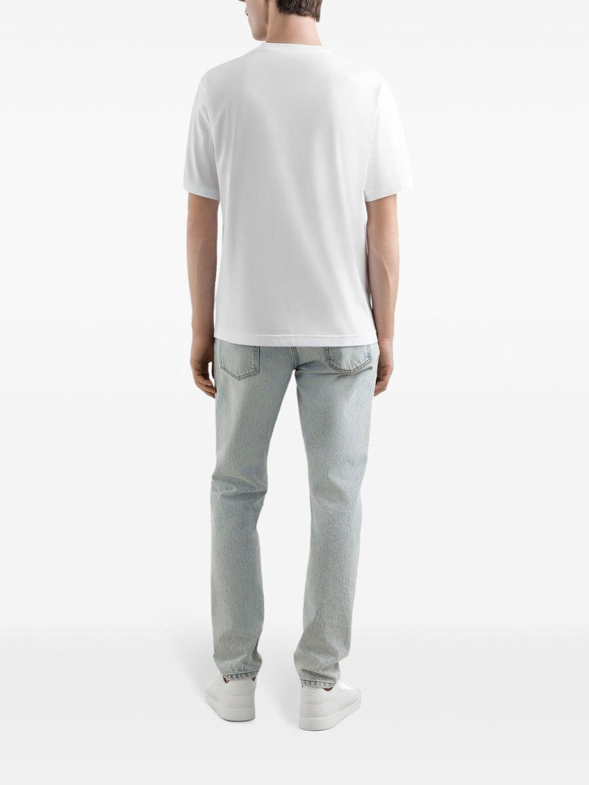 White Short Sleeve T-Shirt 4