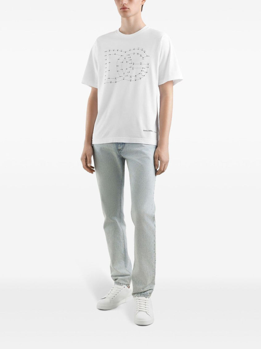 White Short Sleeve T-Shirt 5