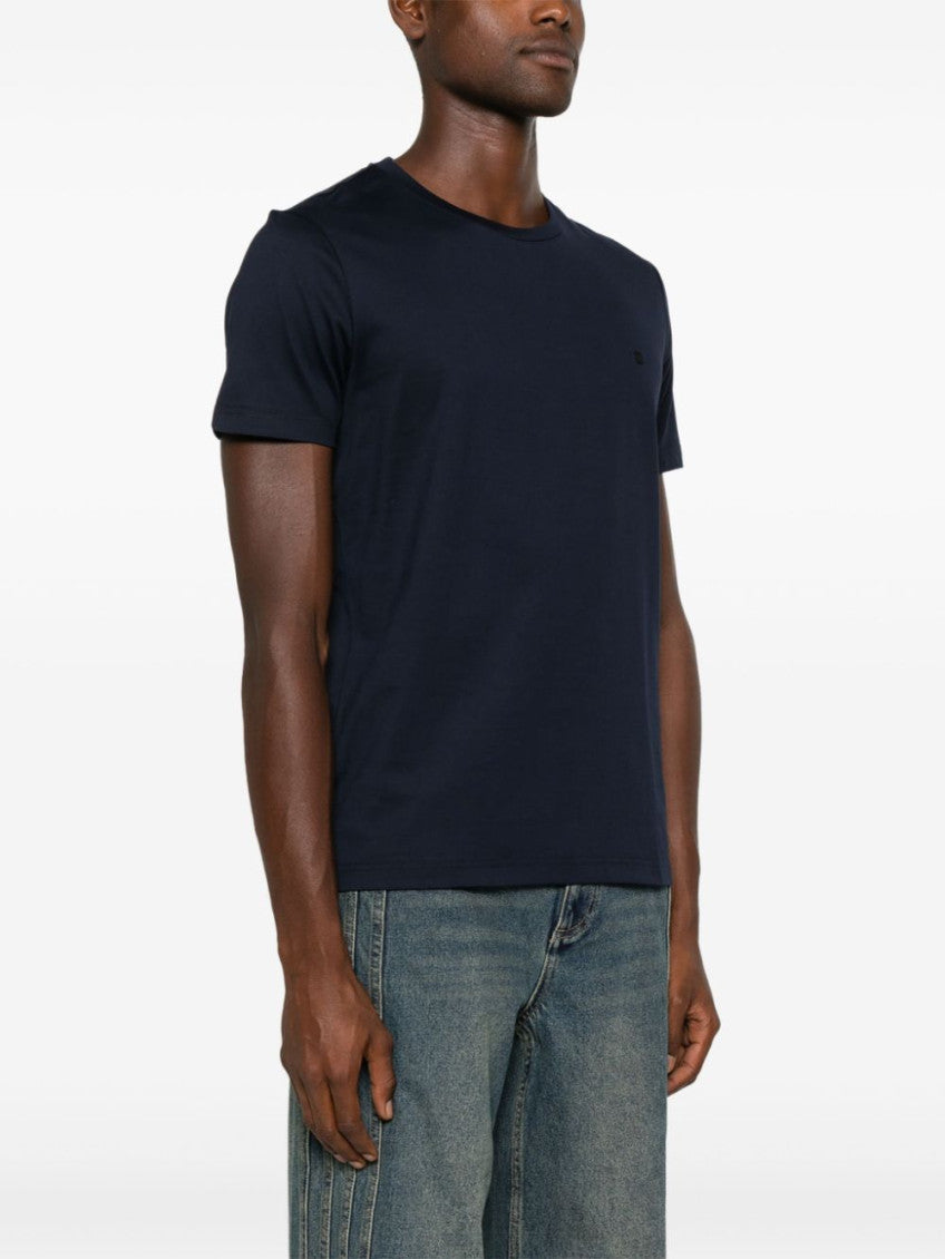 Blue Cotton T-Shirt 4