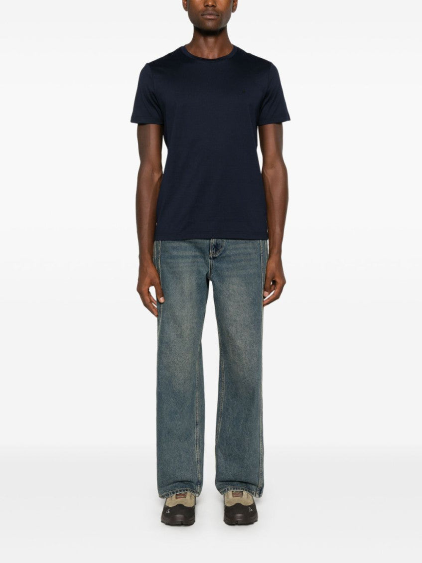 Blue Cotton T-Shirt 5