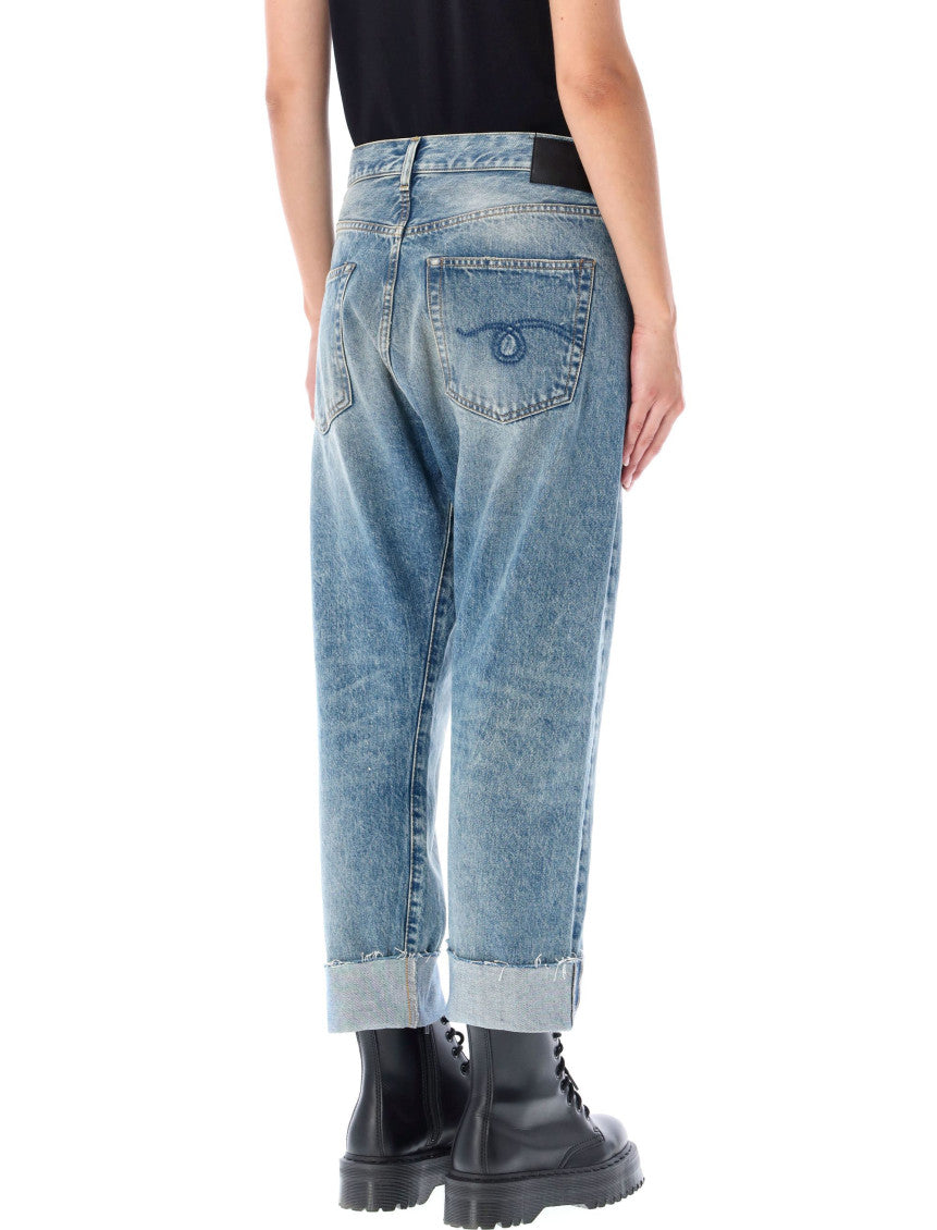 Blue crossover jeans 3