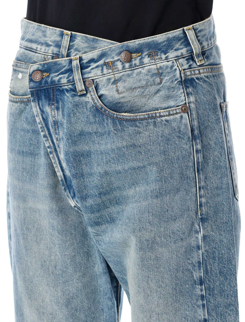 Blue crossover jeans 5