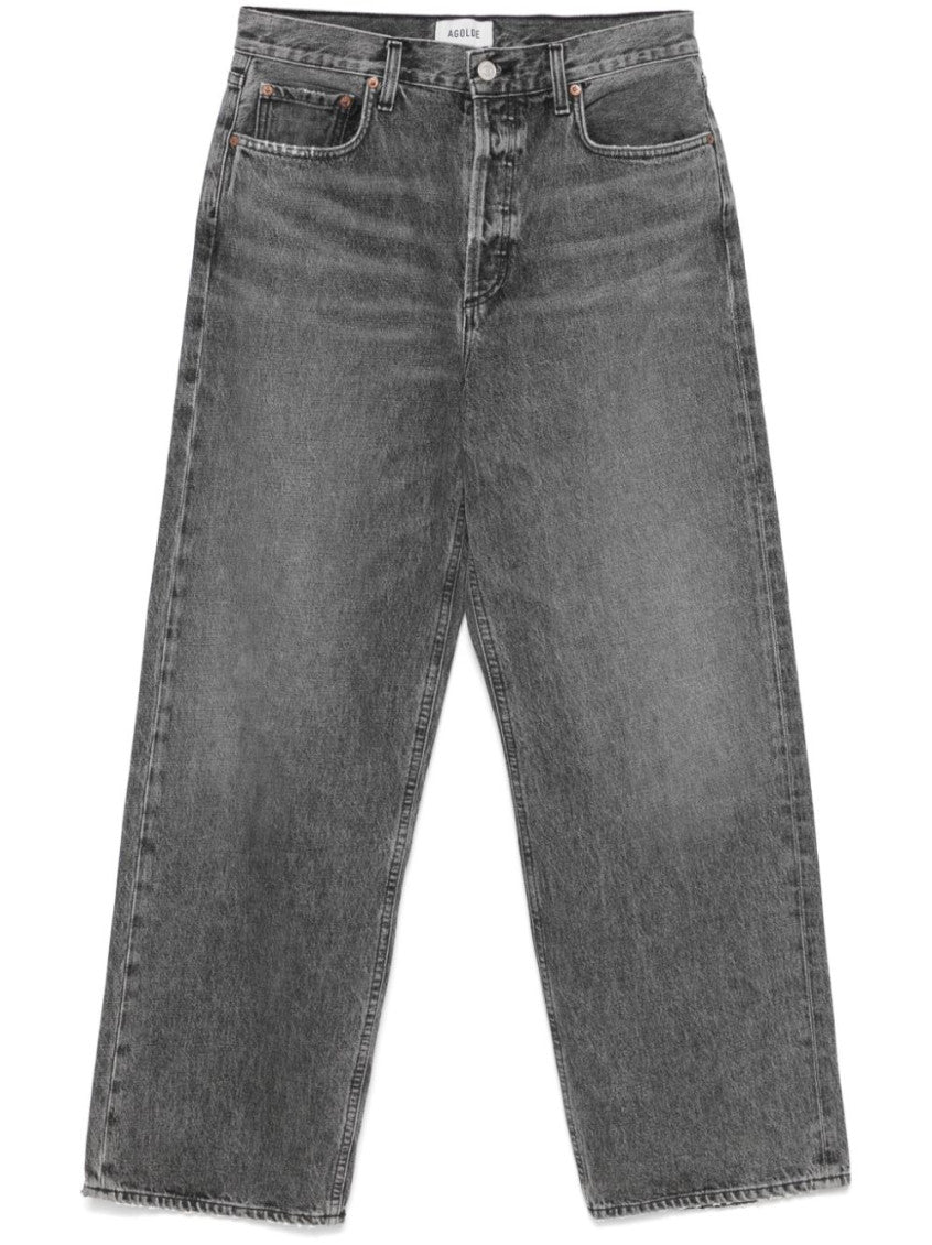 Grey Low-cut jeans 1