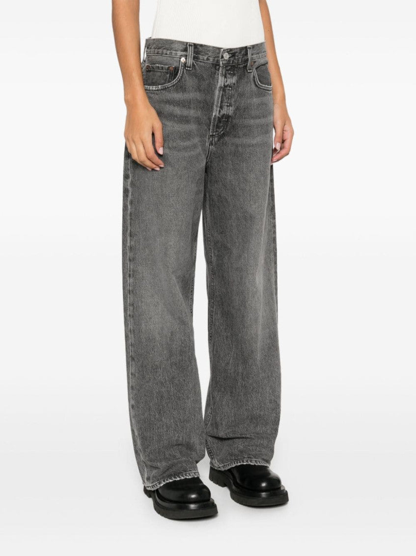 Grey Low-cut jeans 2