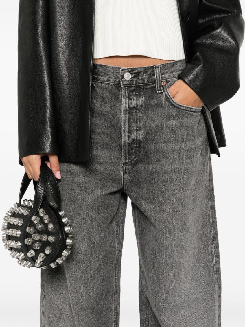 Grey Low-cut jeans 4