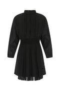 Black Re-Nylon and crepe jumpsuit 1