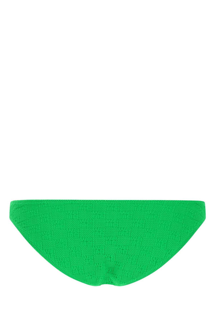Green Knit Logo Bikini Bottoms 2