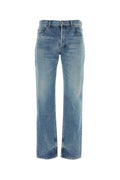 Blue Straight distressed jeans 1