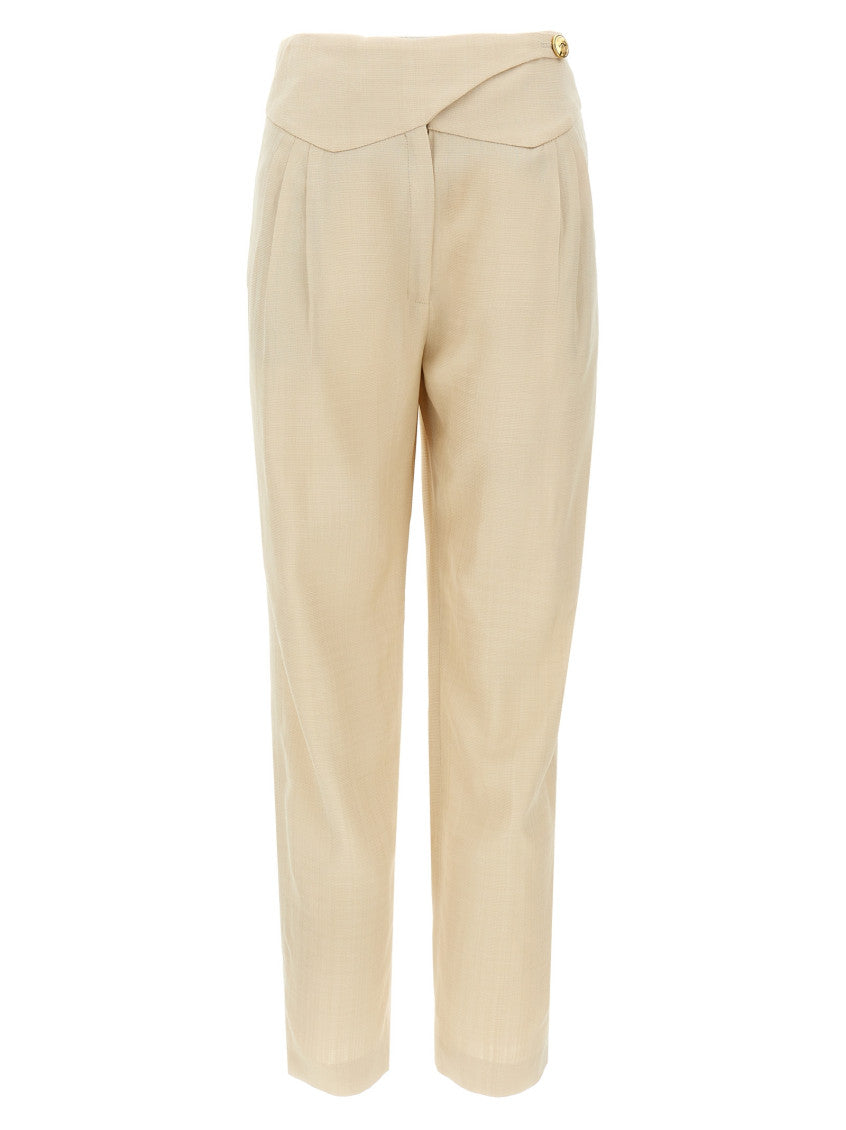 Pink 'Sheena Basque' pants 1