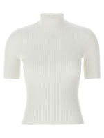 White Reedition Rib-knit Sweater 1