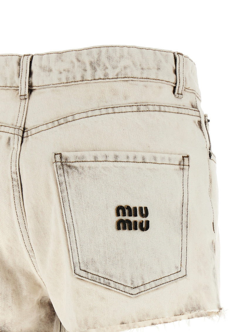 Grey Denim shorts 4