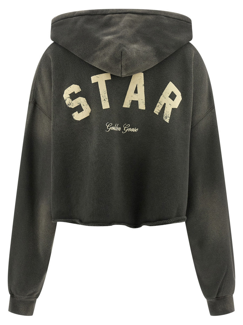 Grey 'Star Golden Goose' hoodie 2