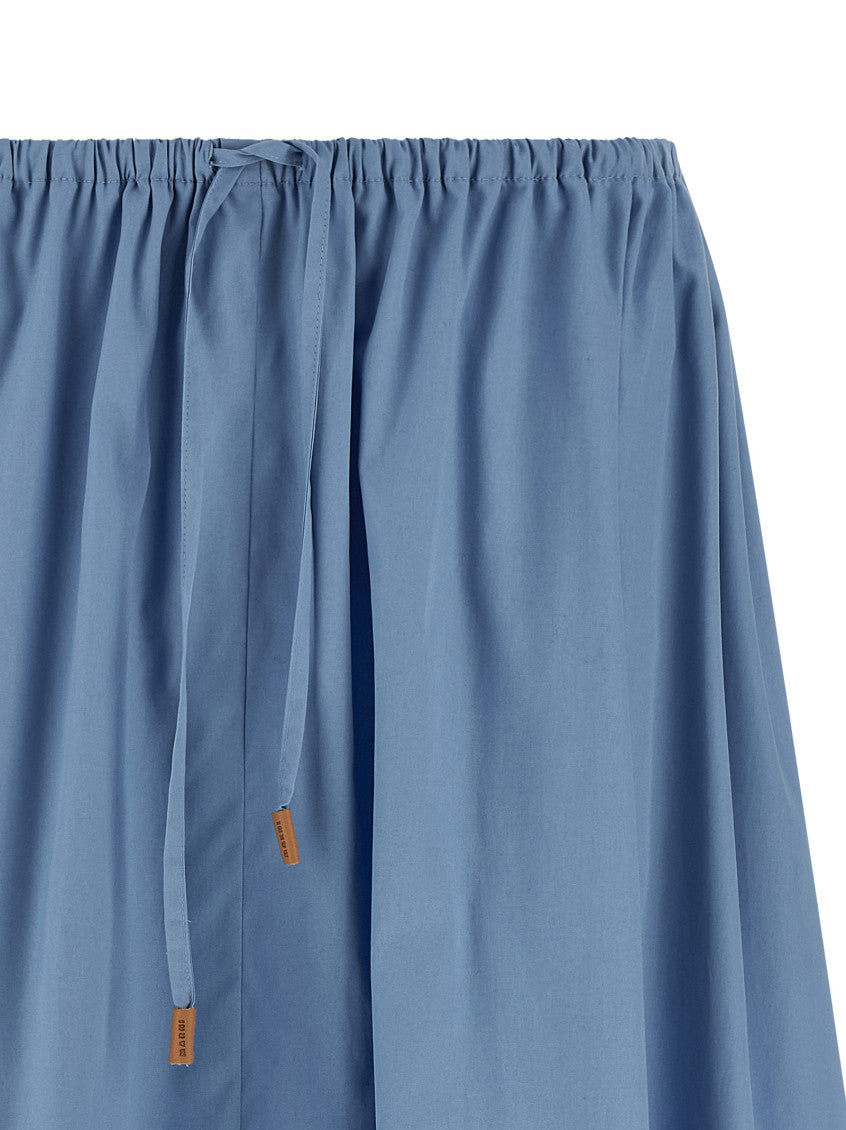 Light Blue Poplin skirt 3