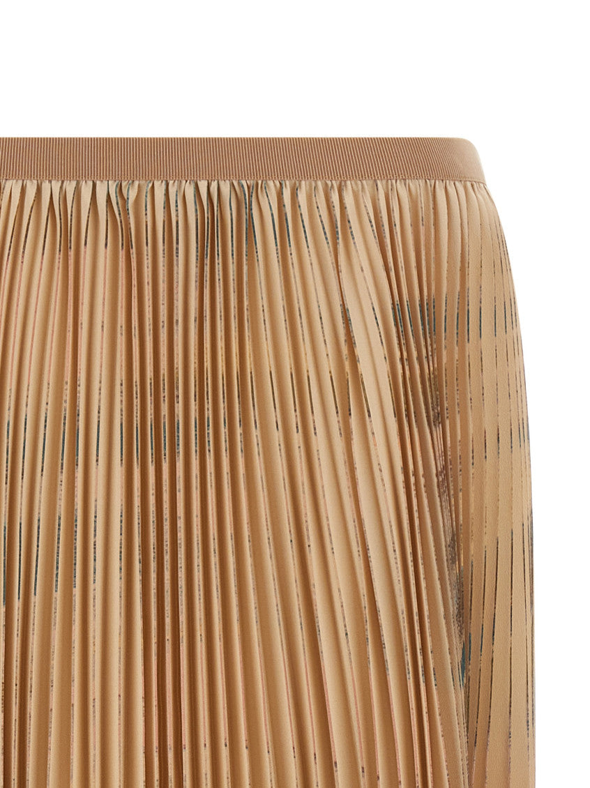Beige Pleated skirt 3