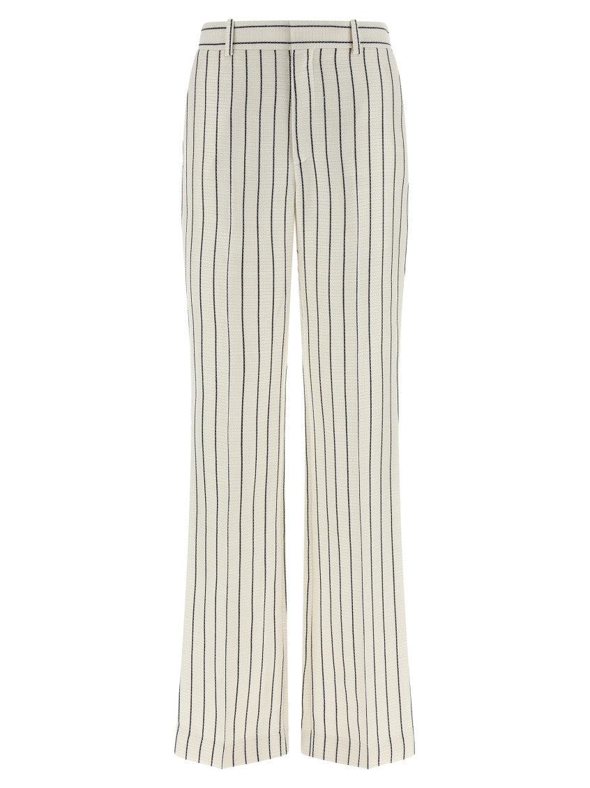 White Striped pants 1