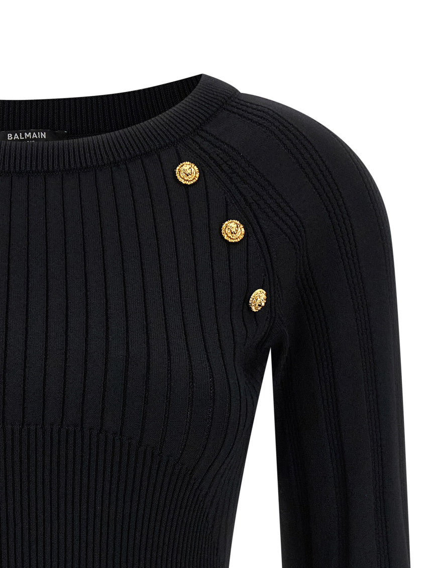 Black 3 buttons sweater 3