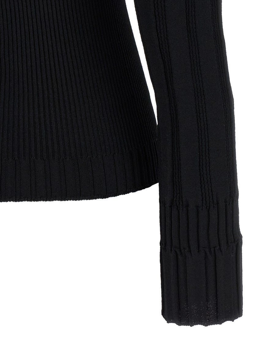 Black 3 buttons sweater 4