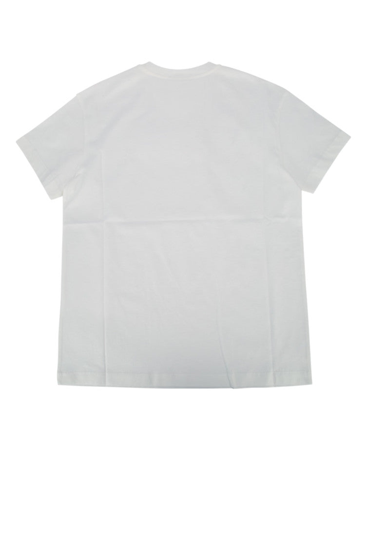 Kids White Crew Neck T-Shirt 2