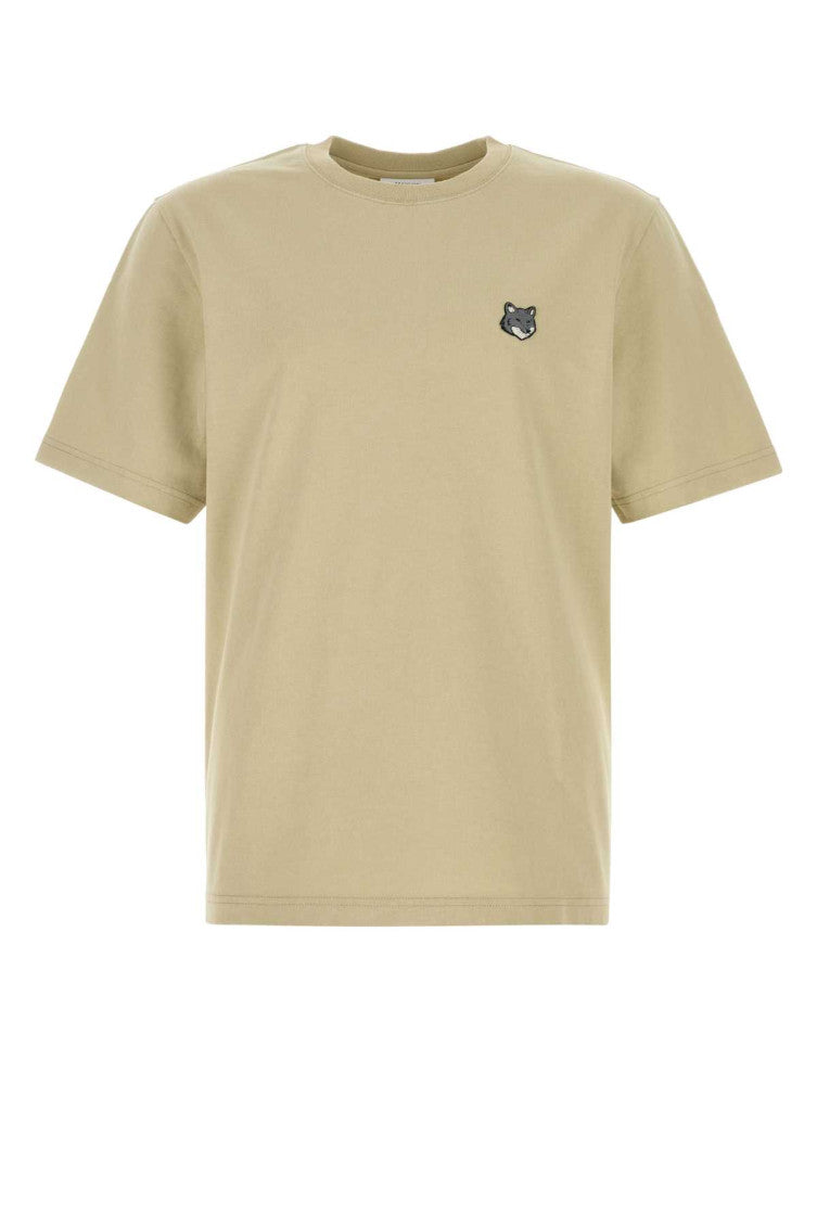 Beige Cotton T-shirt 1