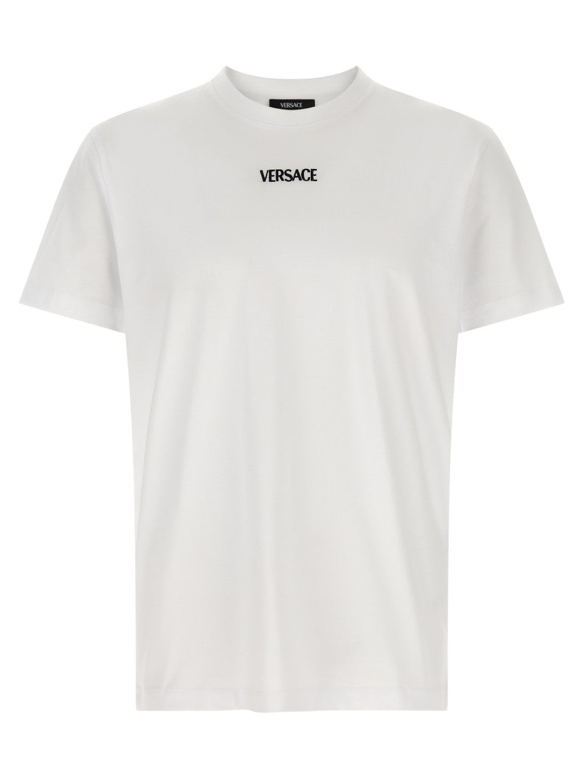 White 'Versace Logo' T-shirt 1