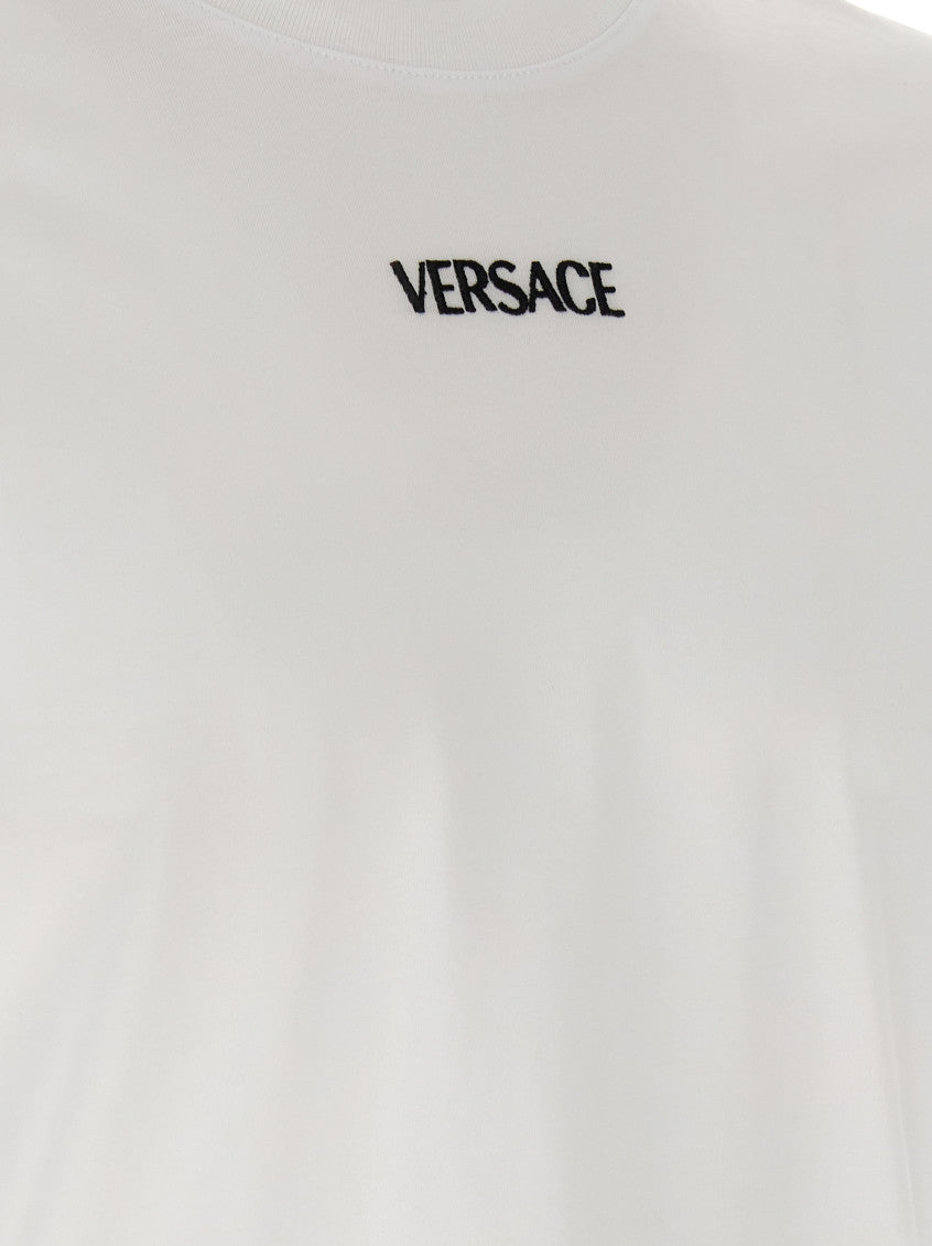 White 'Versace Logo' T-shirt 4
