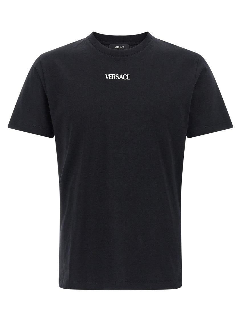 Black 'Versace Logo' T-shirt 1