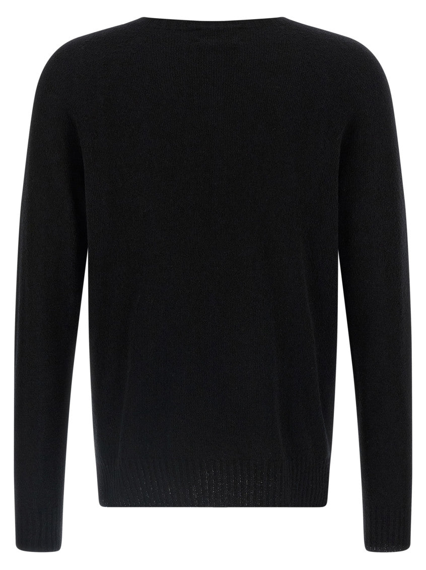 Black Spongy effect sweater 2