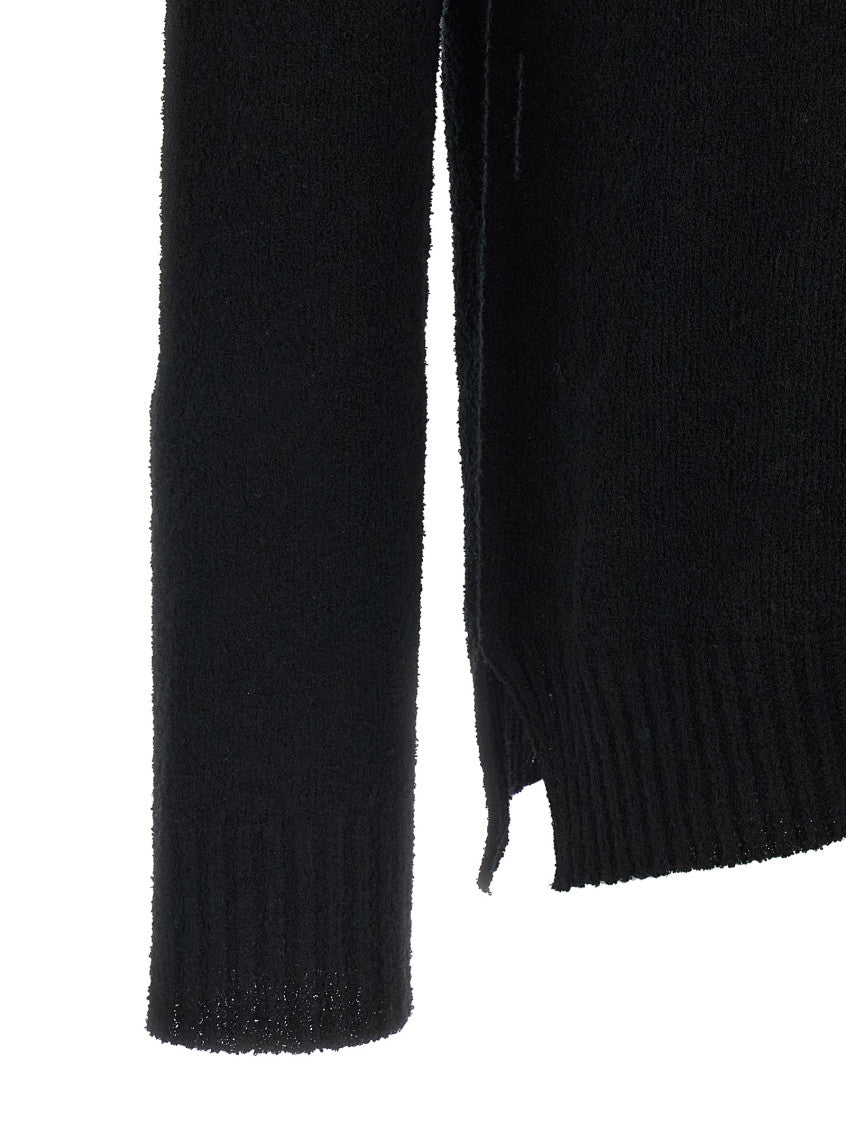 Black Spongy effect sweater 4