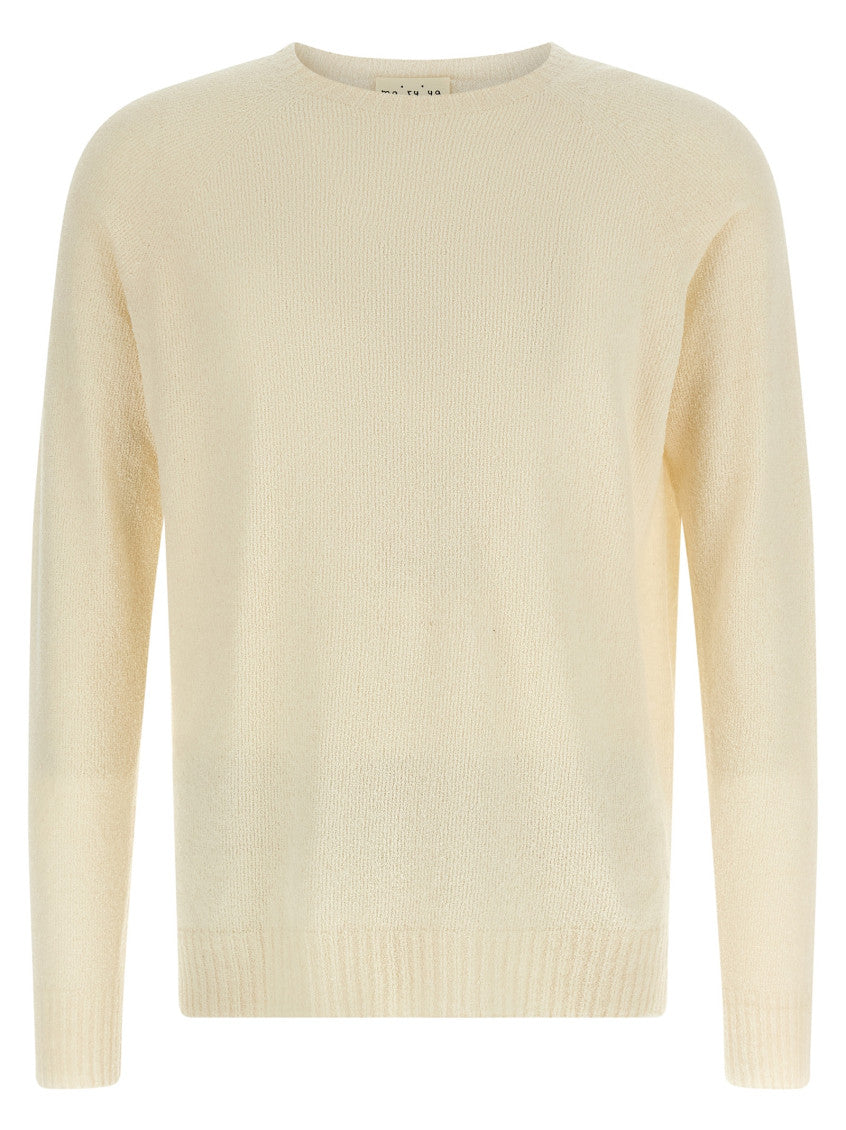 Beige Spongy Effect Sweater 1