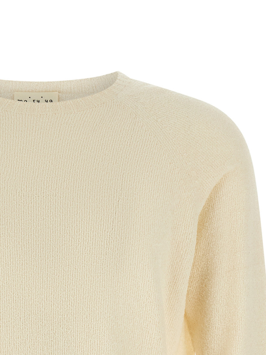 Beige Spongy Effect Sweater 3