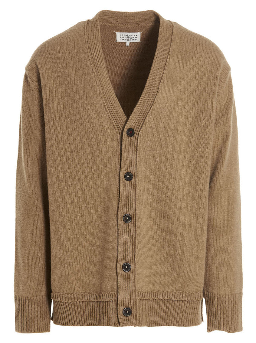 Beige Wool Cardigan 1