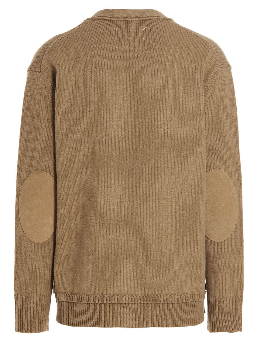 Beige Wool Cardigan 2