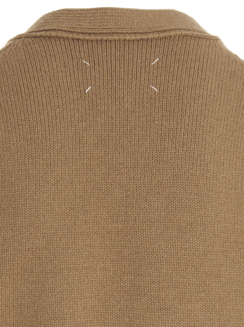 Beige Wool Cardigan 4