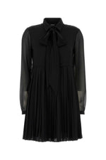 Black Crepe Mini Dress 1