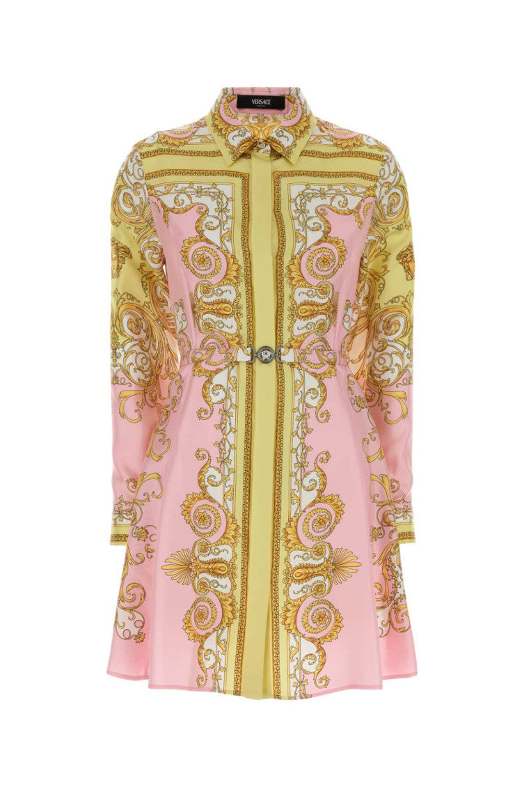 Multicolour Printed Shirt Dress 1