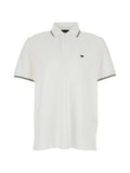 White  Embroidered Logo Polo 1