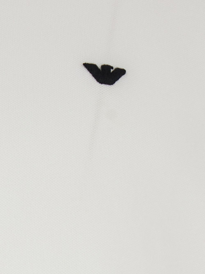 White  Embroidered Logo Polo 2