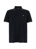 Black Embroidered Logo Polo 1
