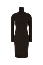 Dark Brown Turtle Neck Dress 1