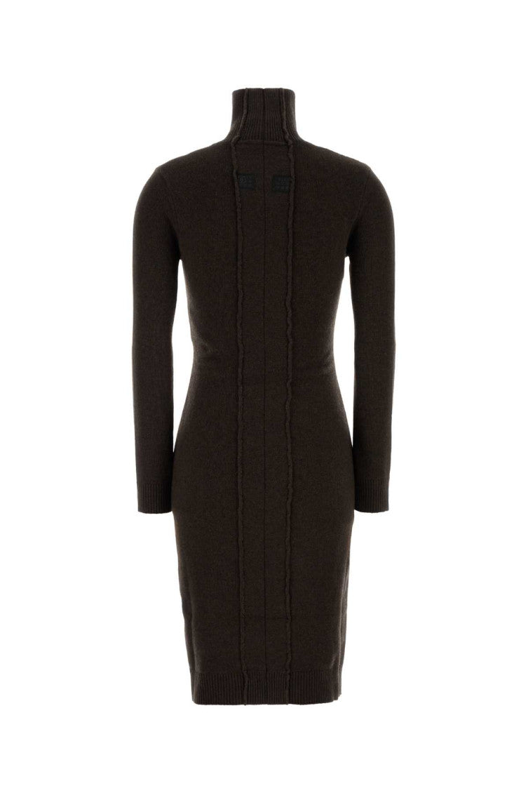 Dark Brown Turtle Neck Dress 2