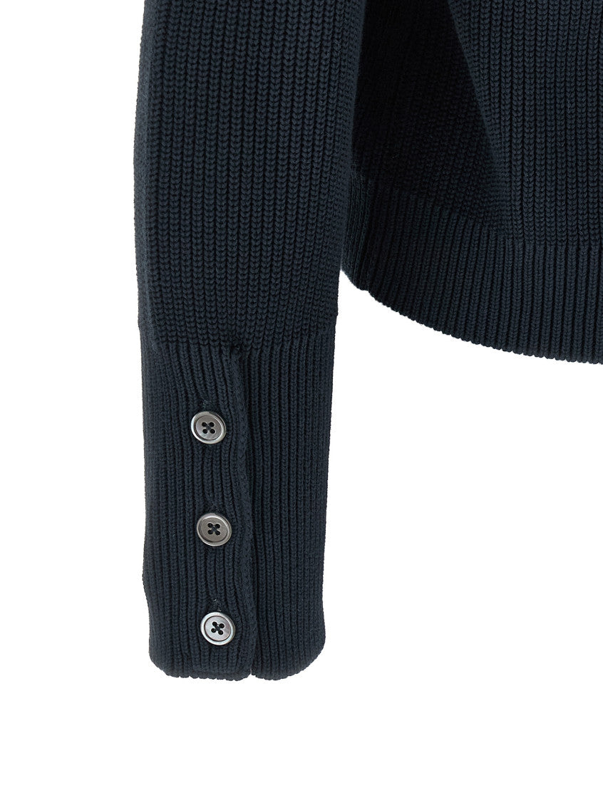 Blue 'Garment Dye' Cardigan 4