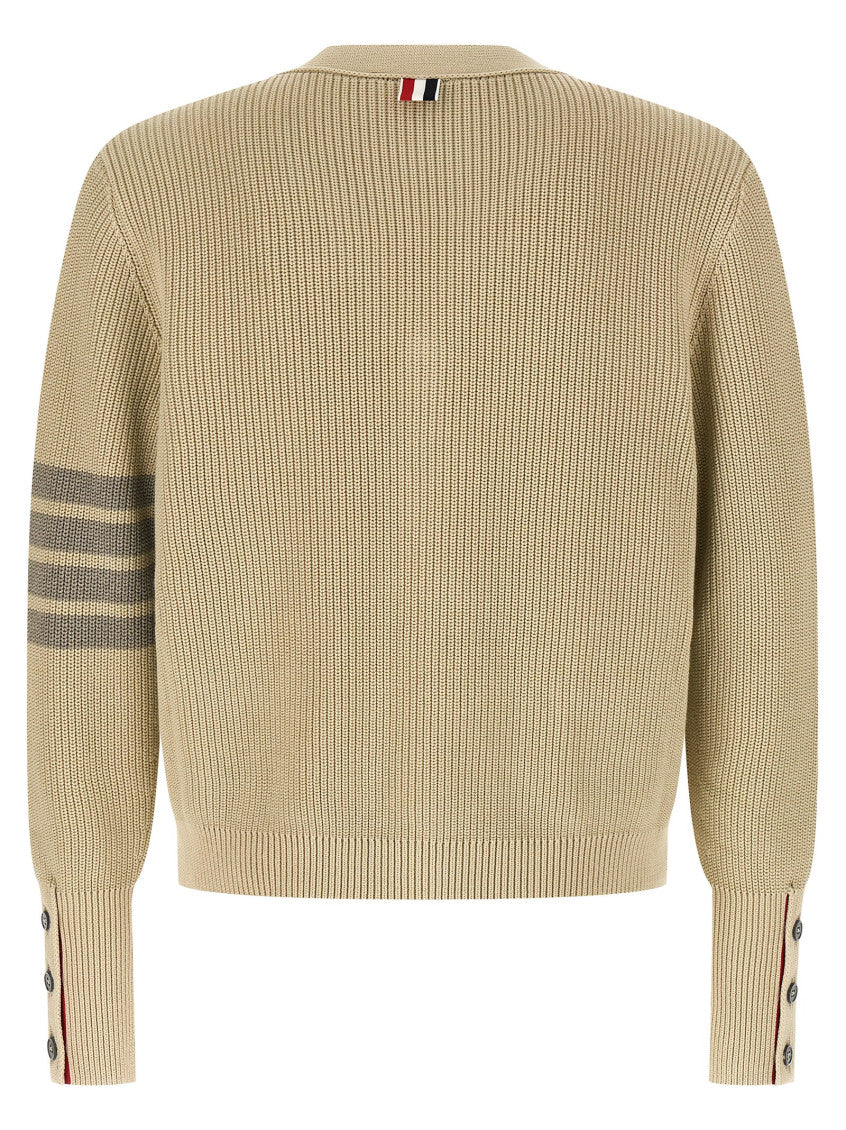 Beige 'Garment Dye' Cardigan 2