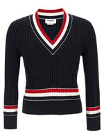 Blue RWB Intarsia Sweater 1