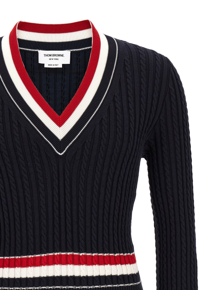 Blue RWB Intarsia Sweater 3