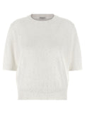 White Sequin Sweater 1