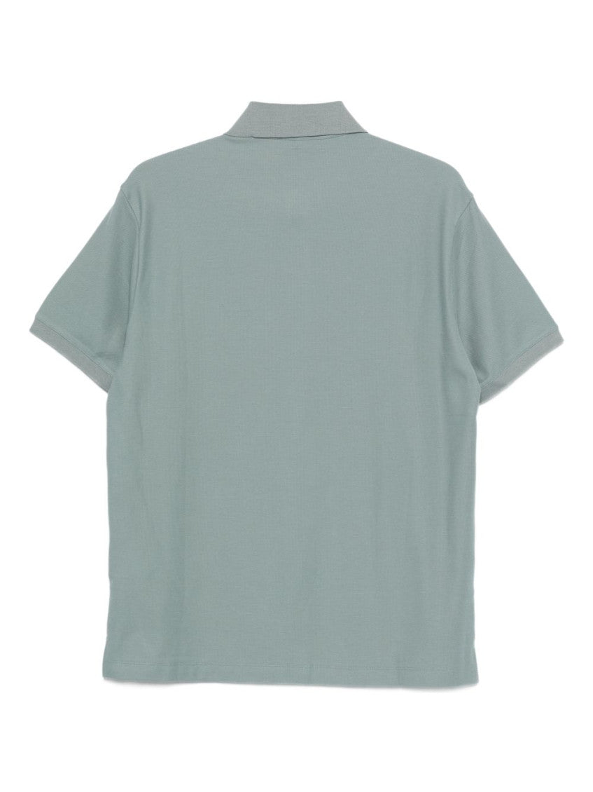 Clear Blue Cotton Logo Polo 2